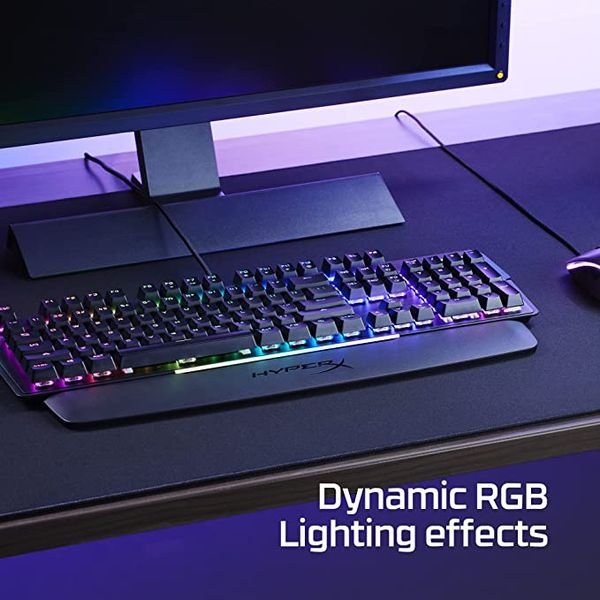 HYPERX Alloy MKW100 RGB Full Size Mechanical Gaming Keyboard (Black) (Linear Red Switch)