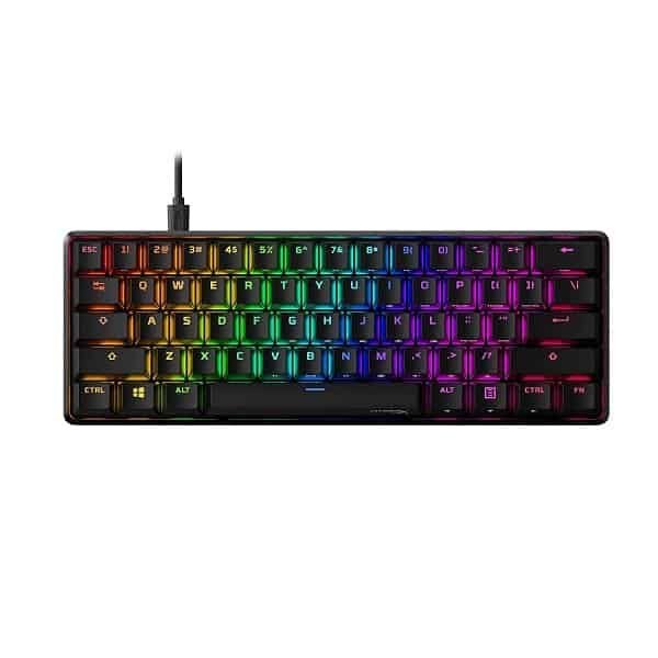 HYPERX Alloy Origins 60% RGB Mechanical Gaming Keyboard (Black) (Aqua Tactile Switch)