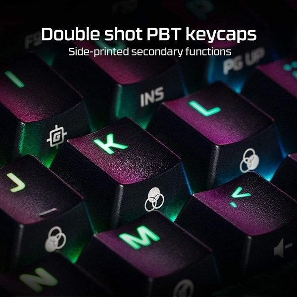 HYPERX Alloy Origins 60% RGB Mechanical Gaming Keyboard (Black) (Aqua Tactile Switch)