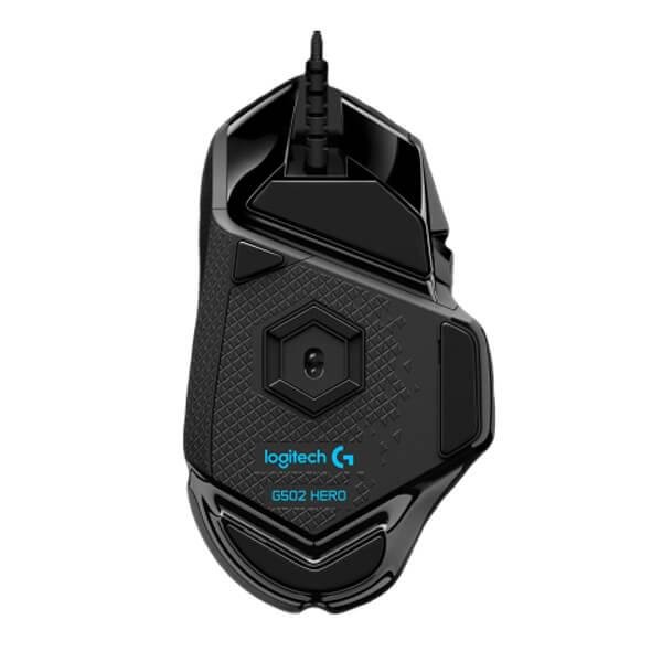LOGITECH G502 Hero Wired Ergonomic Gaming Mouse (910-005472) (25600DPI / 6 Macro Buttons) (Black)