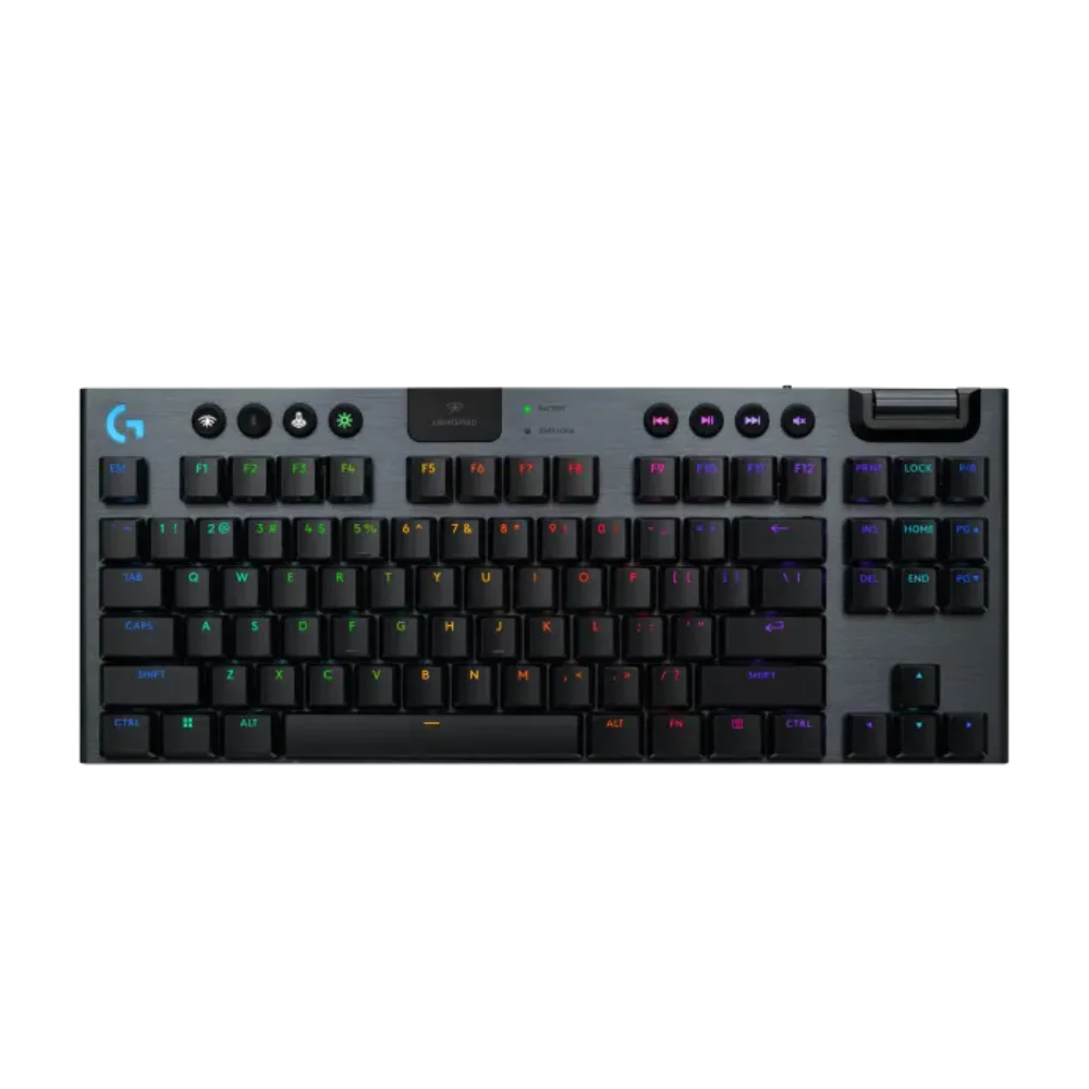 LOGITECH G915 X Lightspeed Tenkeyless Mechanical Wireless Gaming Keyboard (Black) (GL Tactile Switch) (920-012726)