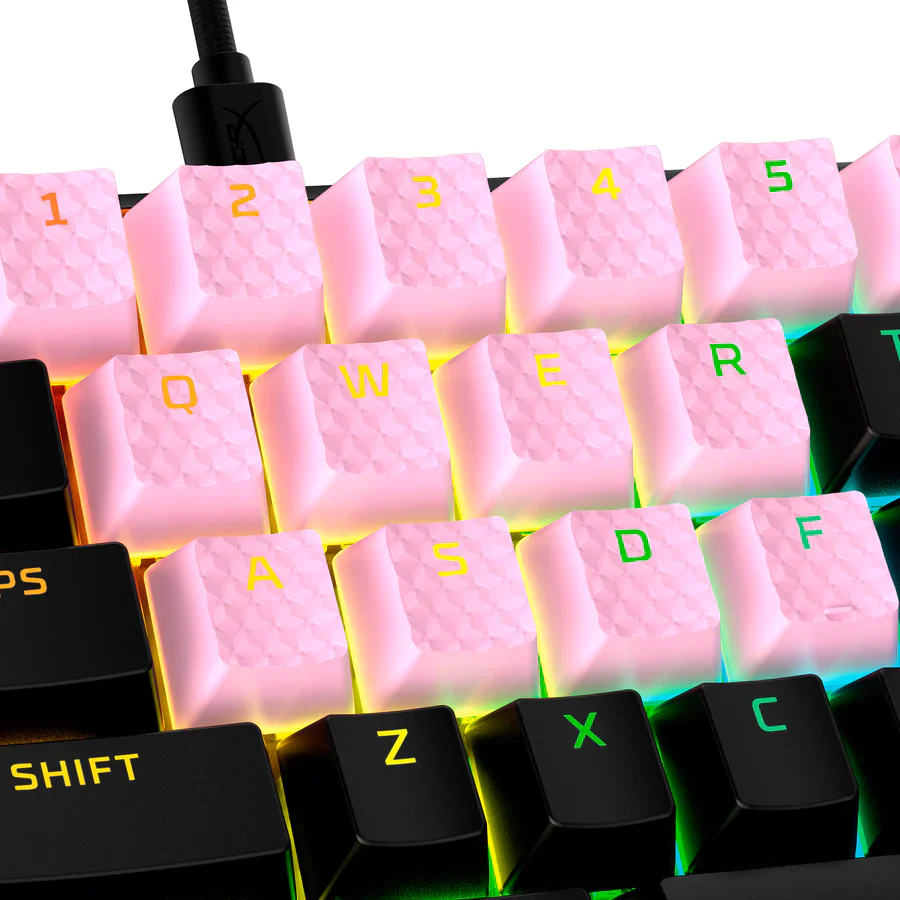 HyperX Rubber Keycaps (Pink)