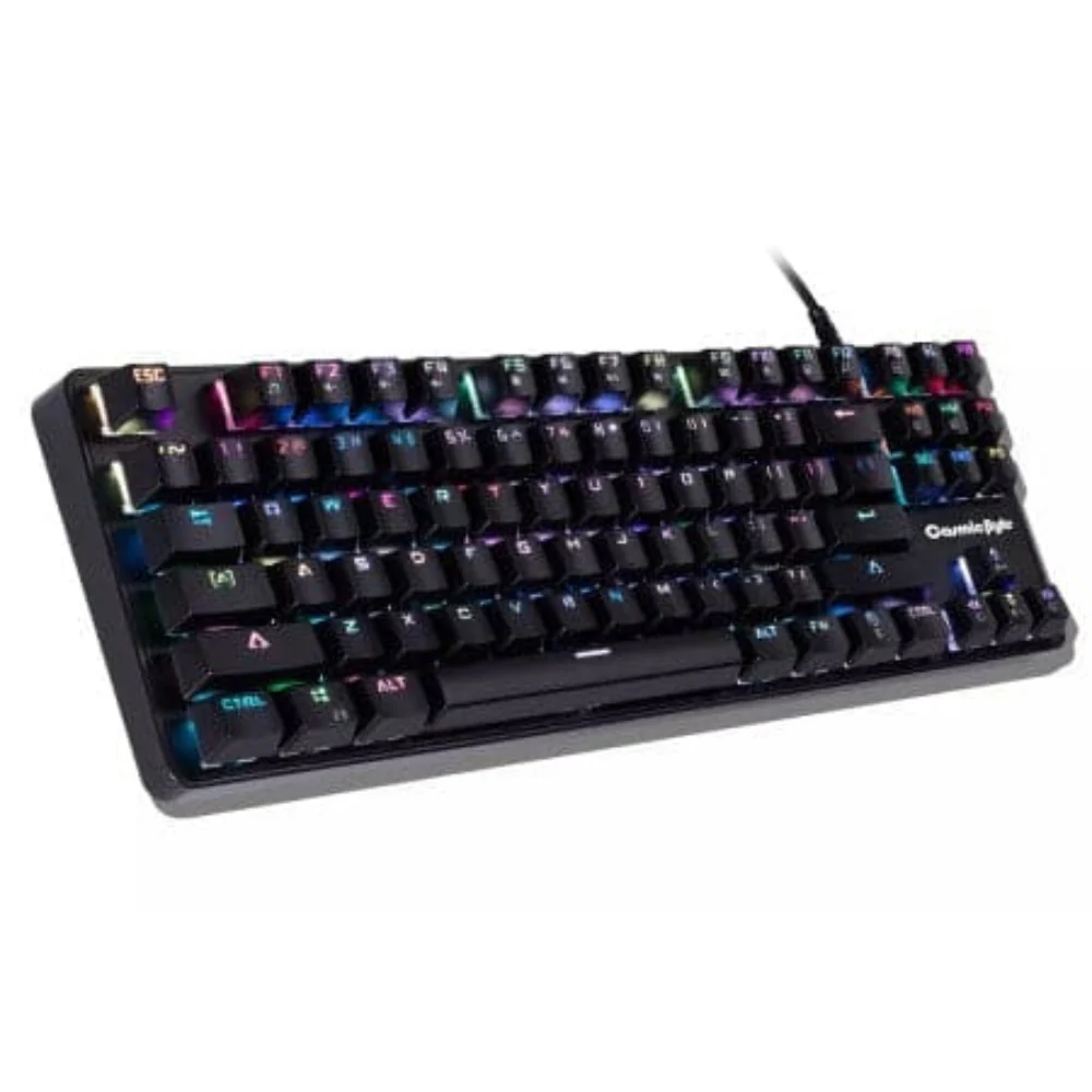 COSMIC BYTE CB-GK-18 Firefly Tenkeyless Mechanical Wired Gaming Keyboard (Black) (Red Switch)